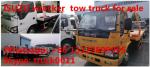 2020s new Isuzu 4*2 LHD 600P 120hp diesel Road wrecker tow truck for sale, best