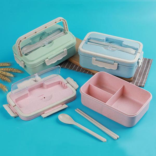 100% Food Grade Material Microwave Heated Biodegradable Bento Tiffin Box Food