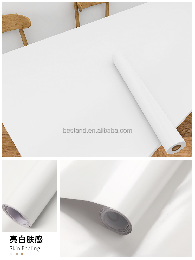 Modern Soft Touch Wallpaper PVC Film Sticker Wallpaper 60cm 120cm Wide