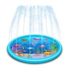 Child Development Water Play Mat Non-Toxic Inflatable Baby Mat Tummy Time Mat