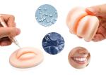 Soft Silicone Lip Permanent Makeup Practice Skin Microblading Tattoo Skin