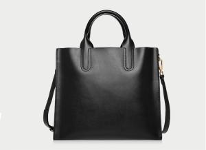 Wholesale Three sizes PU leather tote one-shouldered crossbody custom logo women's handbag with strap from china suppliers