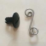 Universal Black Large 1inch 7/16" .500 Aluminum Dzus Fasteners Sprintcar Racing