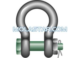 Wholesale Marine Shackle Safety Bow Shackle G-2130 High Strength High Quality Anchor Chian Shackles Steel Shackles from china suppliers