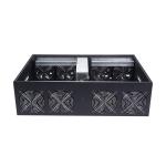 68mm Slots Crypto Mining Frame 4 Fans Support for ETH / ZEC