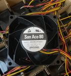 9HV0812P1G001 9HV0812P1G601 Sanyo Denki DC Fan Axial Ball Bearing 12V 80x80x38mm