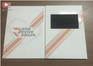 Wholesale 2017 Paper crafts Glossy Lamination finishing 7'' lcd screen video brochure A4 size portrait for pharma marketing from china suppliers