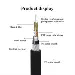 72 Core GYTA33 Direct Buried Submarine Fiber Optic Cable Anti Rodent Armoured