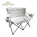 110x57x87cm Folding Camping Chair 600D Polyester Camping Outdoor Double Chair