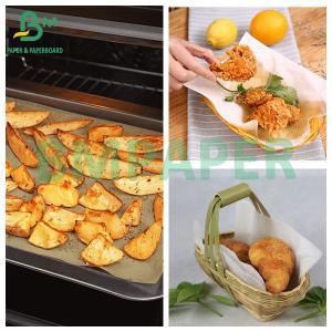 Wholesale Food Grade Biodegradable Greaseproof Baking Silicone Oil Food Wrapping Paper from china suppliers