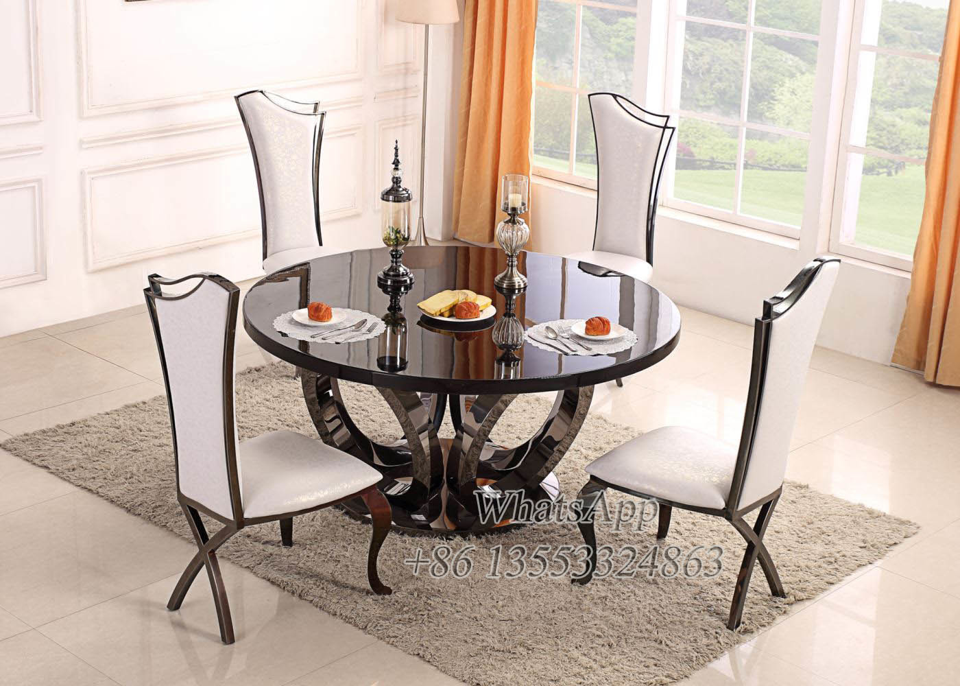 Crushed Velvet Dining Room Chair For Sale From Manufacturer (YS-5)