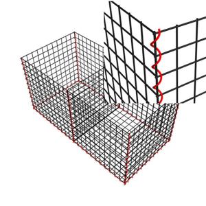 Wholesale Galfan Galvanized Welded Gabion Wire Baskets from china suppliers