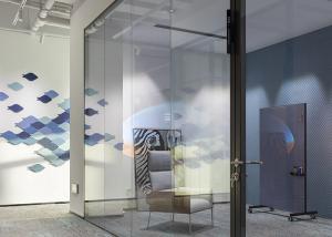 Wholesale Divider Aluminum Tempered Glass Office Partition Wall Commercial Interior from china suppliers