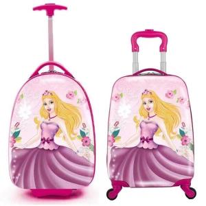 Wholesale ABS+PC Children Travel Luggage Bag Trolley Cartoon Character Kid Luggage Bags Set from china suppliers
