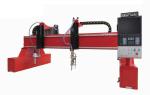 Economic 1000W CNC Gantry Plasma Flame Cutting Machine For Steel Structure