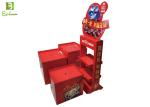 Red Recycle Retail Floor Display Stands New Season For New Year Celebrating