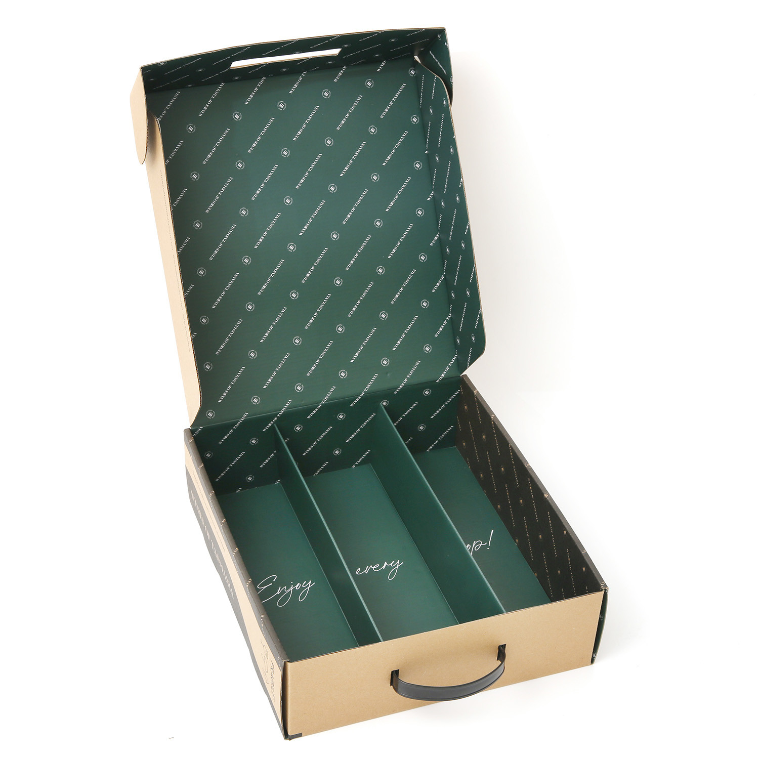 Corrugated 3B Mailer Shipping Box For Wine Vodka Whisky Champagne Packing