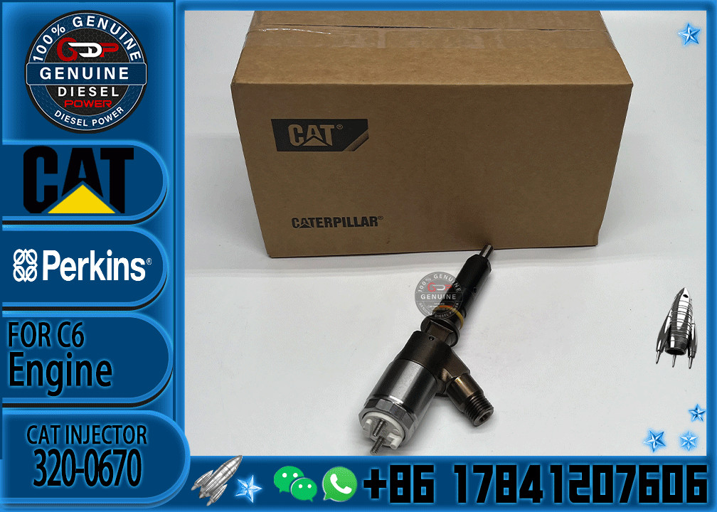 Common rail injector fuel injecto 10R-7675 2645A748 2645A743 320-0670 for C4.2 C6.4 Excavator C4.2 C6.4 320D