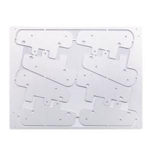 1.0mm LF HASL Led Aluminum Plate Pcb Board White Solder Mask
