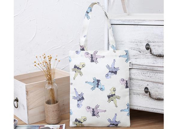 Standard Size Personalised Shopping Bags Canvas , Cotton Canvas Bag Large