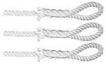16mm PE PP Commercial Fishing Rope / Braided Polypropylene Rope