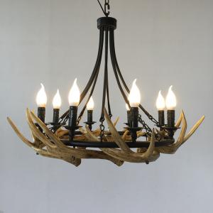 Wholesale stag antler chandelier light fittings Fixtures For Coffee Bar Shop Lighting (WH-AC-26) from china suppliers
