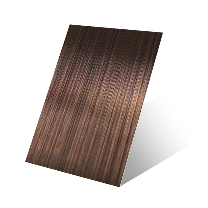 Antique Rough Hairline Texture Stainless Steel Decor Sheet 316 304L