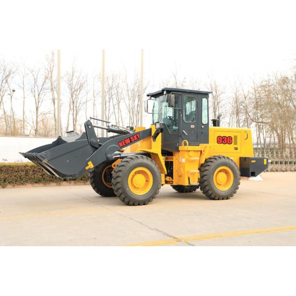 Hydraulic System 3 Ton Wheel Loader With 1.7m³ Bucket Capacity