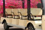 7.5KW Trojan Battery Sightseeing Electric Bus For Tourist Area 11 Passenger