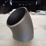 Sch 100 DN600 Half Inch Pipe Fittings Carbon Steel A234 LR SR WPB 45 Degree