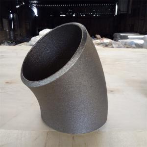 Wholesale DN15 - DN600 Carbon Steel Pipe Fittings 45 Degree Lr Sch 40 Ansi from china suppliers