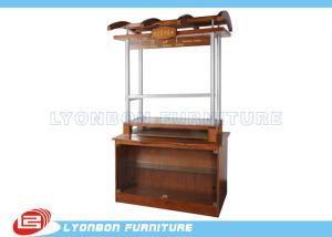 Wholesale Mall Customized Wooden Kiosk / Perfume Display MDF , 1300mm * 600mm * 2200mm from china suppliers