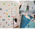 Indoor Climbing Wall For Adults Reinforced Fiberglass Material