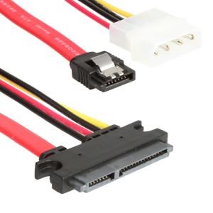 Wholesale ROHS SATA III Data Wire Harness Cable SATA 7+15Pin 22Pin To SATA 7Pin+4Pin from china suppliers