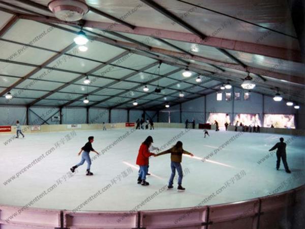 100% Available Interior Space Outdoor Event Tent With Decoration For Skating
