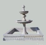 Stone pool marble water fountains outdoor garden decoration