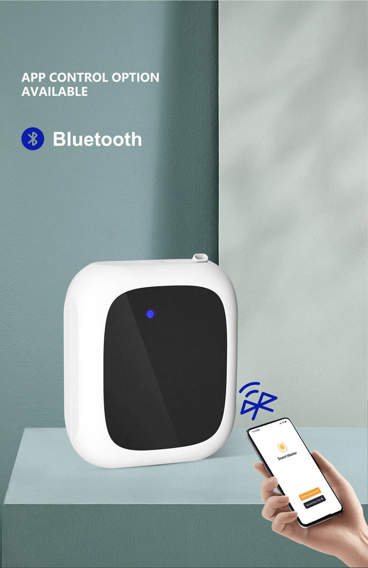 HOMEFISH Battery Operated Commercial Aromatherapy Diffuser Smart Scent Machine Nano Spray
