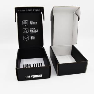 Wholesale Black Small 3 Ply Corrugated Mailer Boxes For Shipping Packaging Craft Gifts from china suppliers