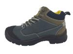 Injection Molded PVC Men Work Boots / Steel Cap Dress Boots Anti Skid Mesh
