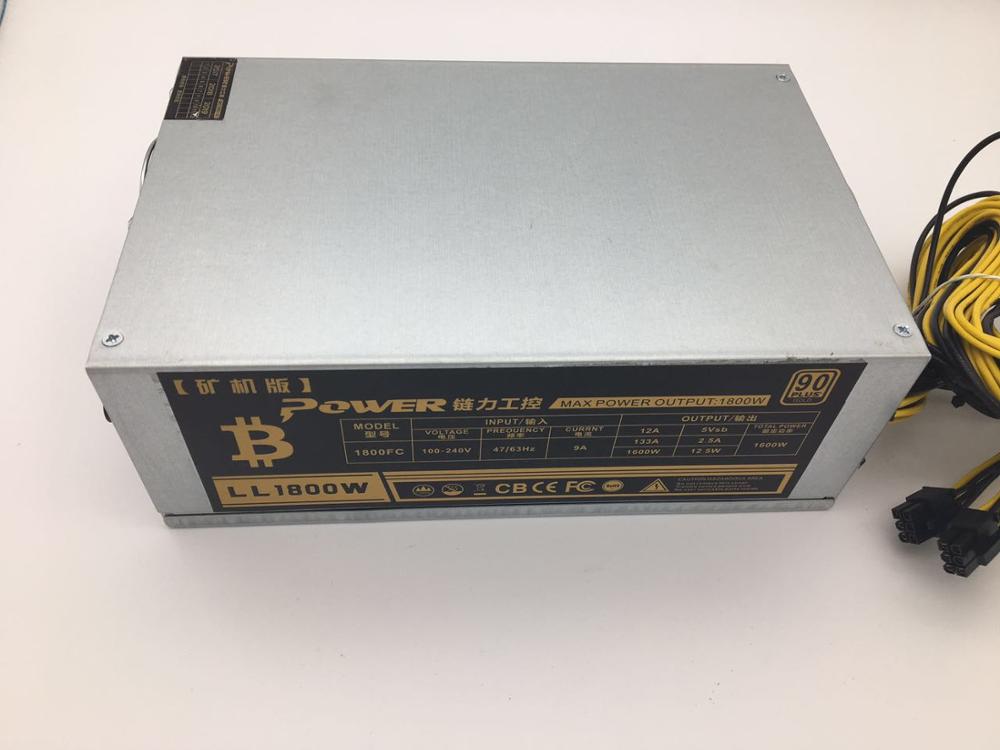 New Model Hotselling Switching Power Supply 1800w A6 S7 S9 Case PC Power Supply 501W - 600W Stock ROHS FCC Ce