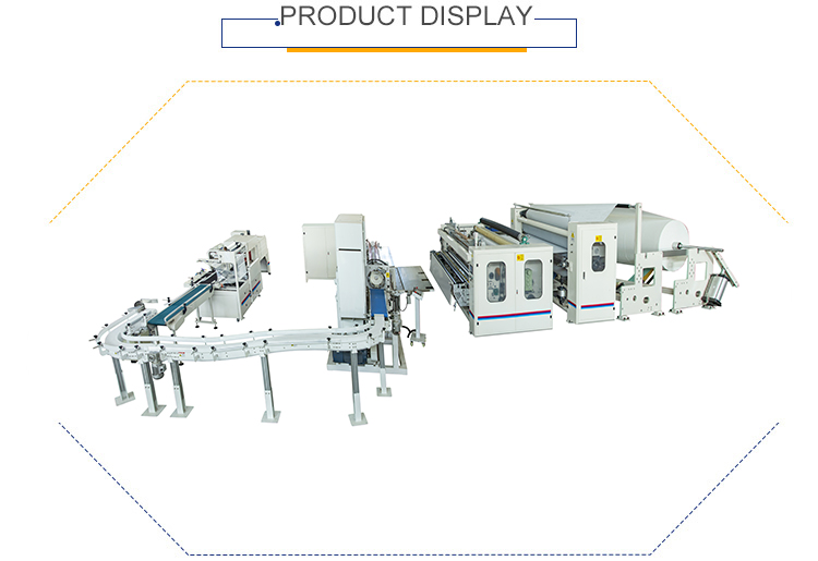 Rewinding Toilet Roll Making Machine , Automatic Tissue Paper Cutting Machine