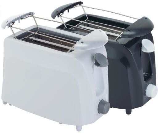 PP Housing Pop Up Toaster , 2 Slice Toaster With Adjustable Browning Knob