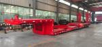 Jost Kingpin 12 Tire Number Lowbed Trailers for Transportation of Truck Semi