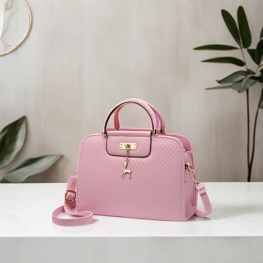 Women's Custom Logo Leather Crossbody Fashion Handbag with Large Capacity and Low MOQ