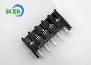 Wholesale Black Barrier Terminal Block 2-18P 300V 20A Pitch 10.00mm PBT Brass 9-10mm from china suppliers