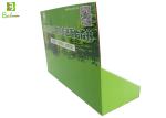 Green Cardboard Stack Displays , Cardboard Countertop Displays Holding
