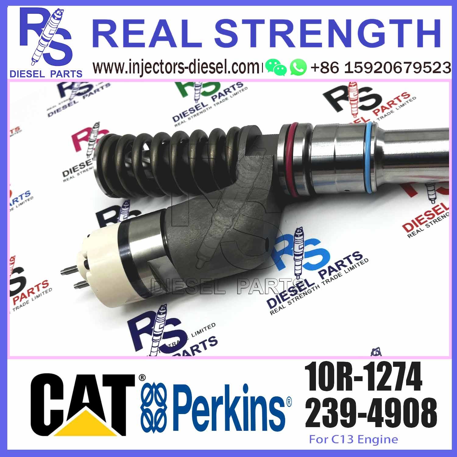 Diesel Fuel Common Rail Injector 239-4908 10R-1274 For CAT Engine Industrial C13
