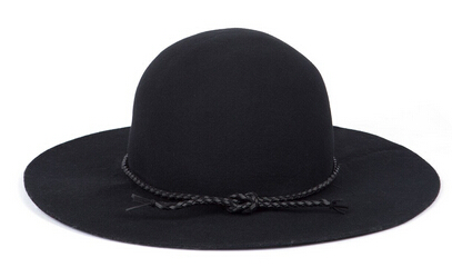WOOL ROUND BRIM HAT