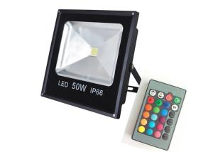 Wholesale Outdoor Black 20W 50W 100W Rgb Led Flood Light With Remote Controller from china suppliers
