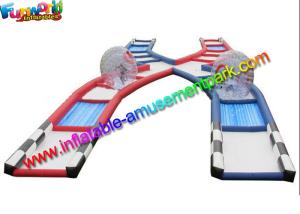 Wholesale Cool Challenge Inflatable Human Zorb Ball Race Track , B Cross Race For Outdoor from china suppliers